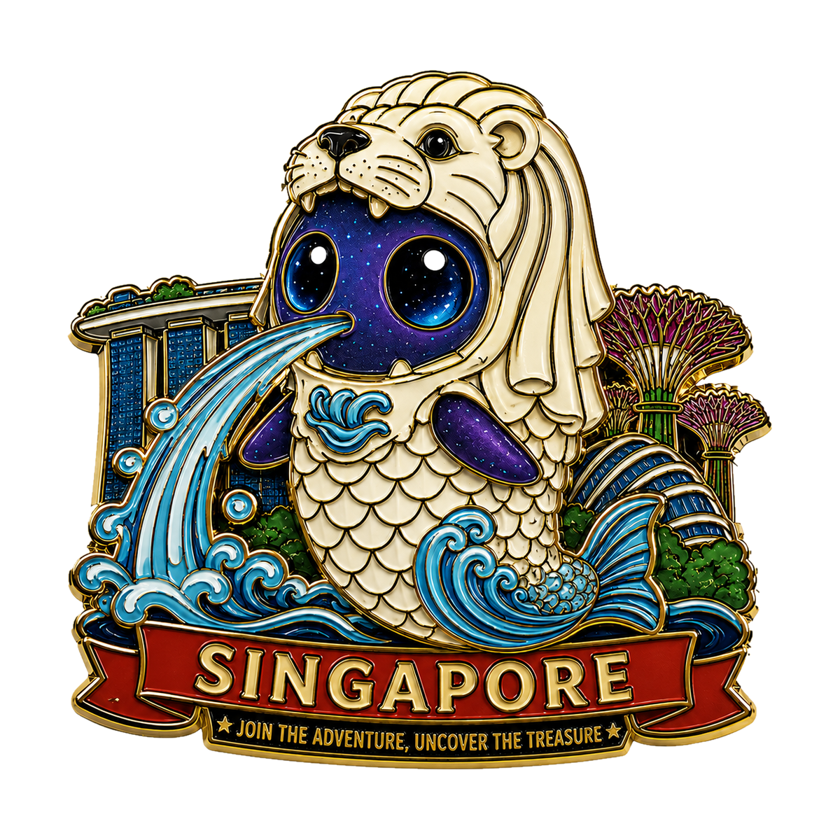 Blip in Singapore pin